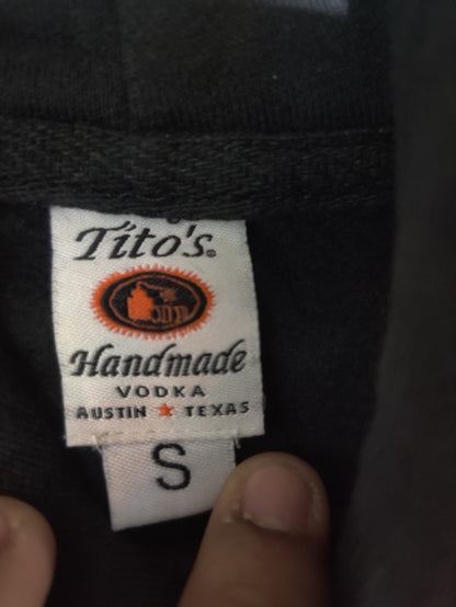 Tito's Men Cotton Fleece Black Hoodie S