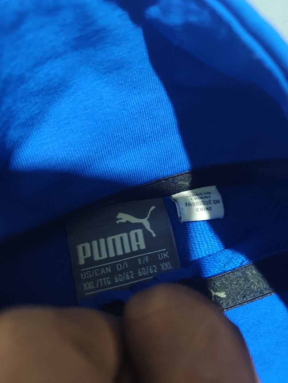 Puma Men Cotton Fleece Blue Sweatshirt 2XL
