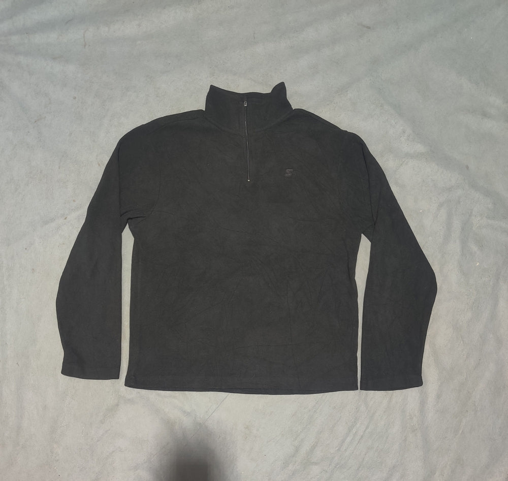 Starter Men Cotton Fleece Black Sweatshirt S