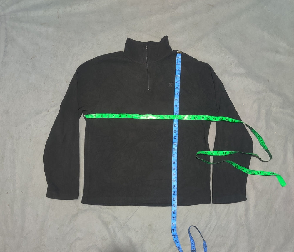 Starter Men Cotton Fleece Black Sweatshirt S