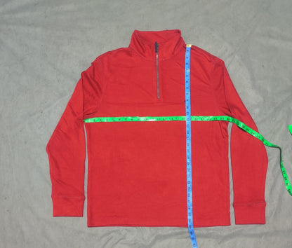 Nautica Men Cotton Fleece Red Sweatshirt L