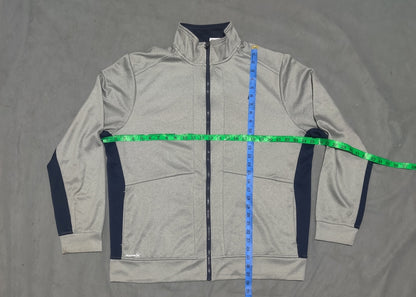 Russell Men Sport Gray Zipper L