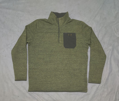 Under Armour Men Cotton Fleece Green Sweatshirt XL