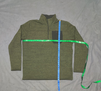 Under Armour Men Cotton Fleece Green Sweatshirt XL