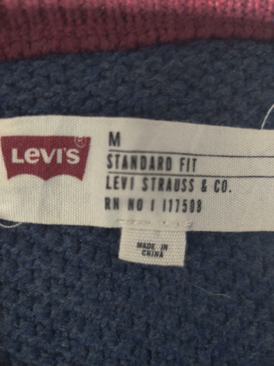 Levi's Men Cotton Fleece Blue Sweatshirt  M