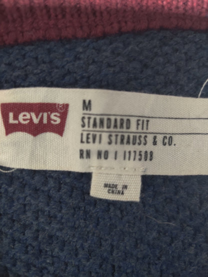 Levi's Men Cotton Fleece Blue Sweatshirt  M