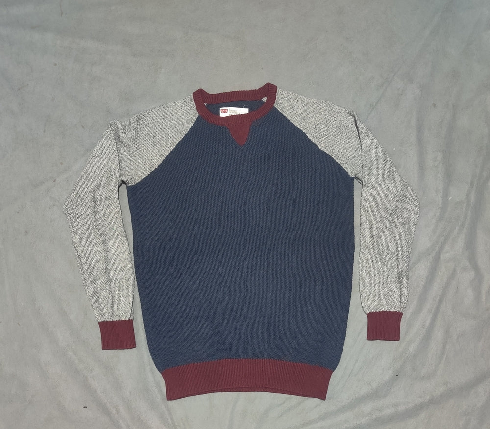 Levi's Men Cotton Fleece Blue Sweatshirt  M