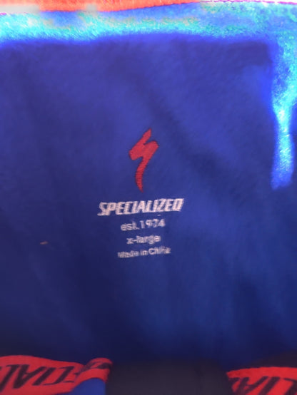 Specialized Men Sport Blue Cycling Zipper XL