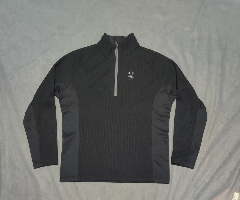 Spyder Men Cotton Fleece Black Sweatshirt S