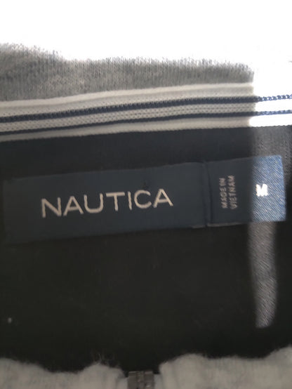 Nautica Men Cotton Fleece Black Sweatshirt S