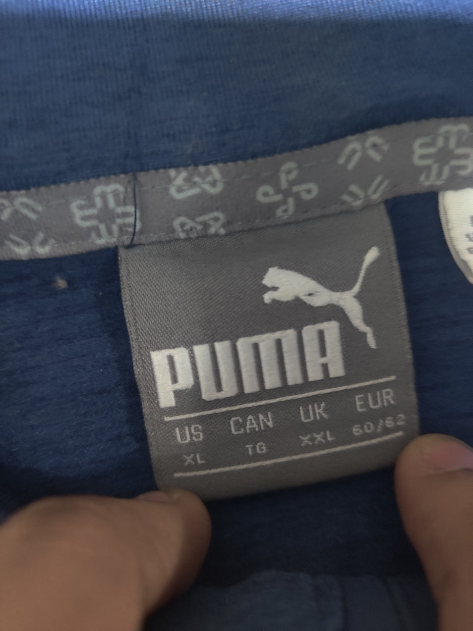 Puma Men Cotton Fleece Blue Sweatshirt 2XL