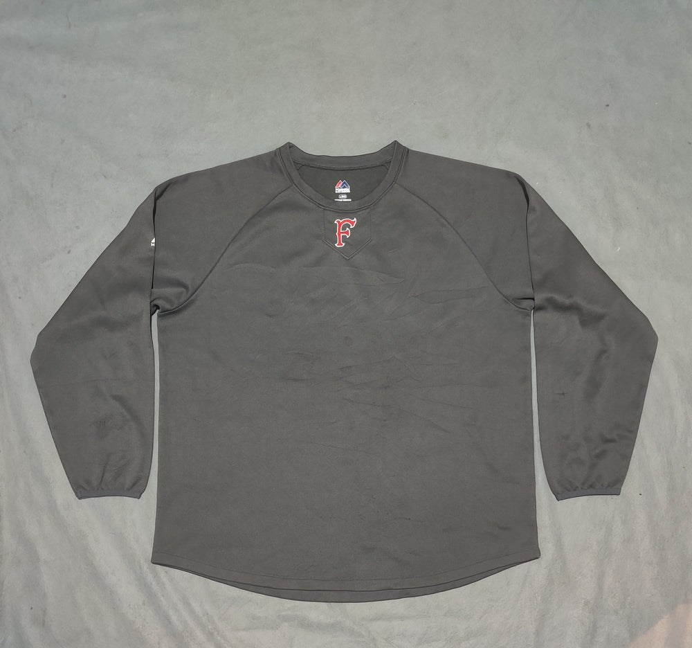 Majestic Men Sport Gray Sweatshirt L