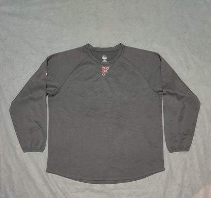 Majestic Men Sport Gray Sweatshirt L