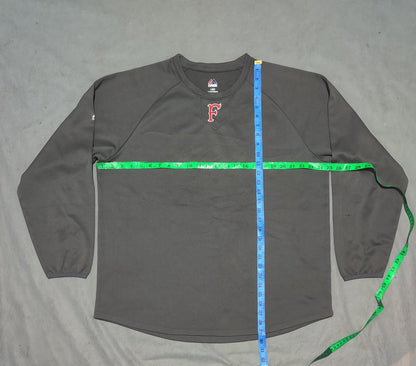 Majestic Men Sport Gray Sweatshirt L