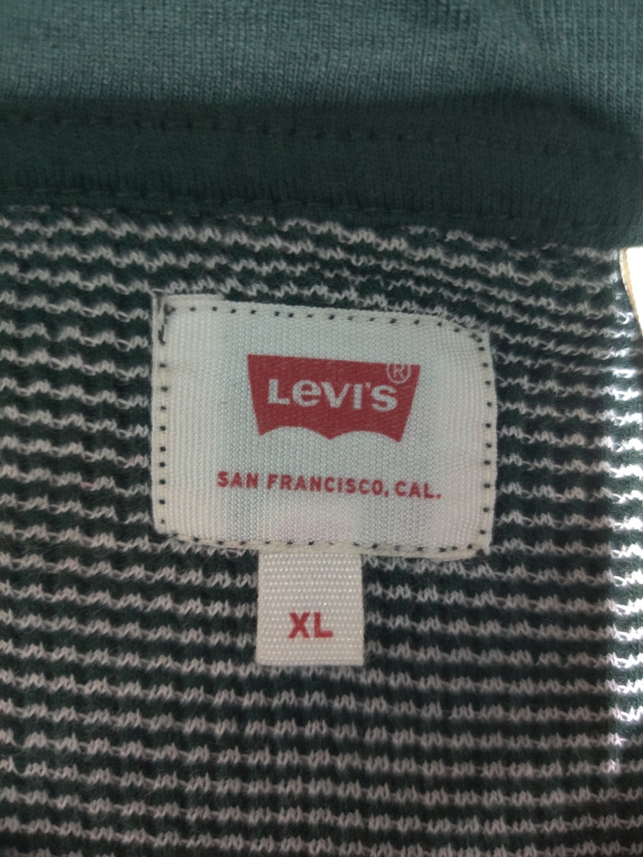 Levi's Men Cotton Fleece Green Sweatshirt  XL