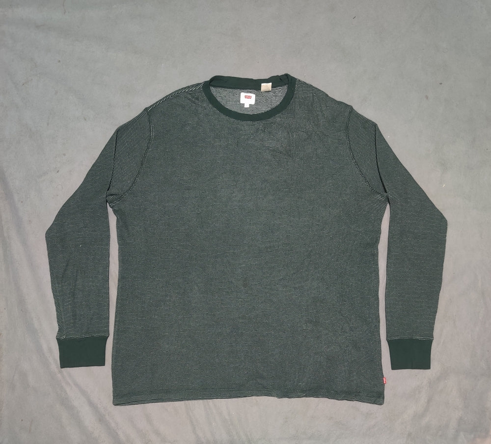 Levi's Men Cotton Fleece Green Sweatshirt  XL