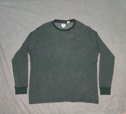 Levi's Men Cotton Fleece Green Sweatshirt  XL
