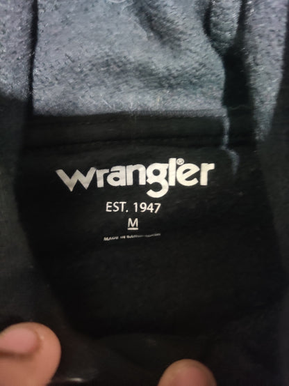 Wrangler Men Cotton Fleece Black Hoodie M