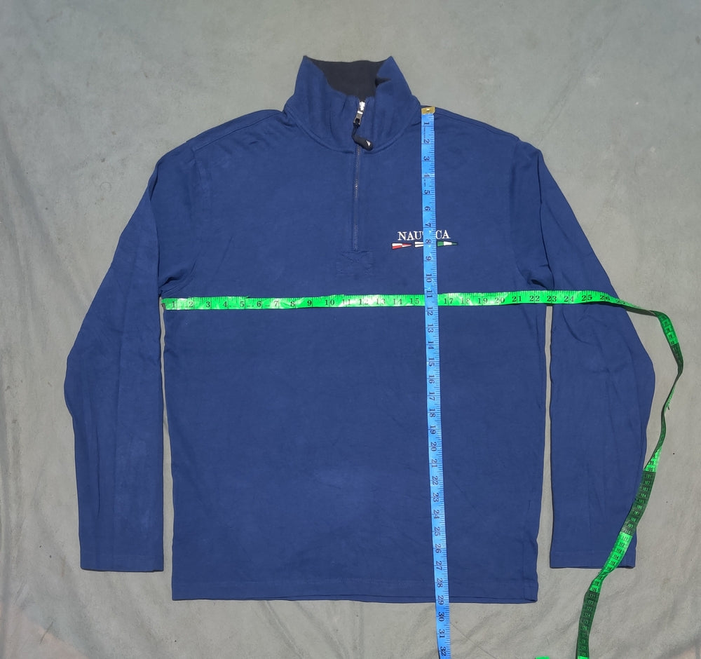 Nautica Men Cotton Fleece Blue Sweatshirt M