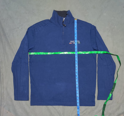 Nautica Men Cotton Fleece Blue Sweatshirt M