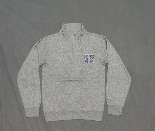 Champion Men Cotton Fleece Gray Sweatshirt XS