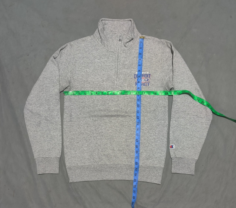 Champion Men Cotton Fleece Gray Sweatshirt XS