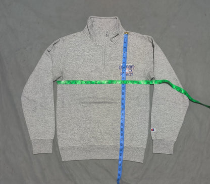 Champion Men Cotton Fleece Gray Sweatshirt XS