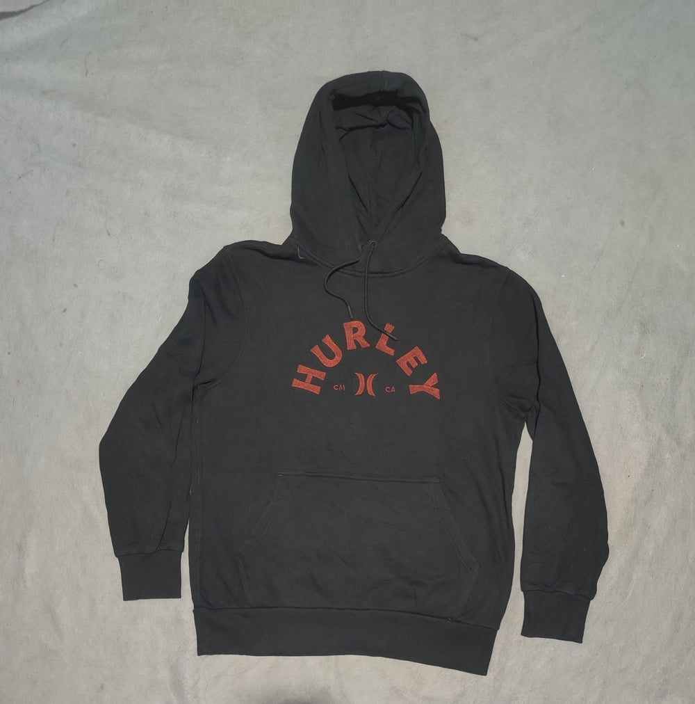 Hurley Men Cotton Fleece Black Hoodie S