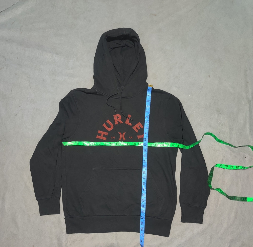 Hurley Men Cotton Fleece Black Hoodie S