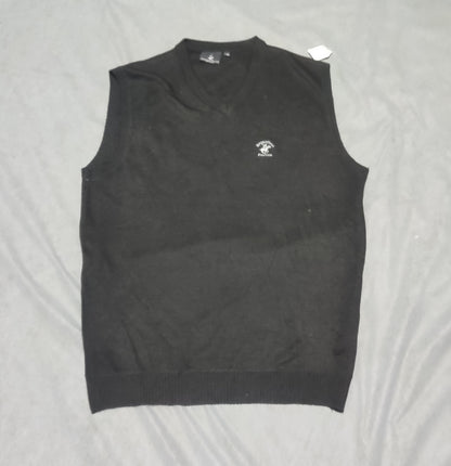 Polo Beverly Hills Club Men Cotton Fleece Black Sweater 2XL