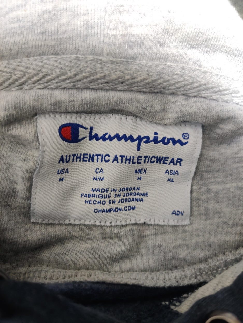 Champion Men Cotton Fleece Gray Hoodie M