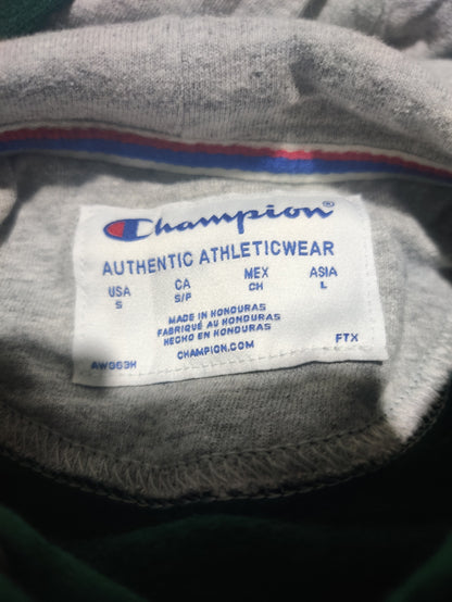 Champion Men Cotton Fleece Green Hoodie S