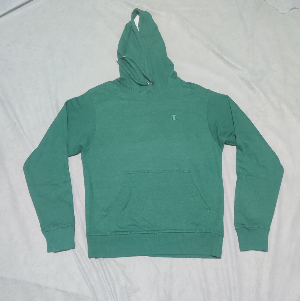 Champion Men Cotton Fleece Green Hoodie S