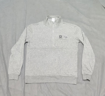Nike Men Cotton Fleece Gray Sweatshirt M