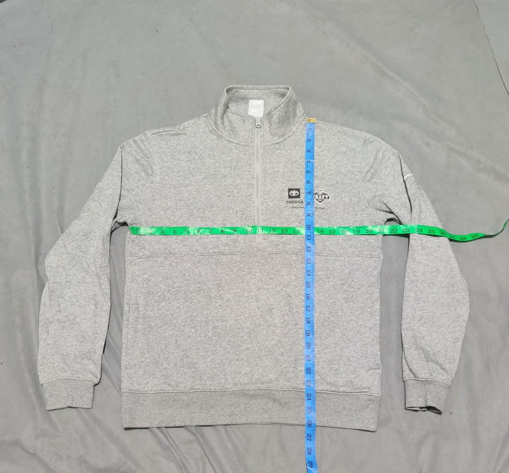 Nike Men Cotton Fleece Gray Sweatshirt M