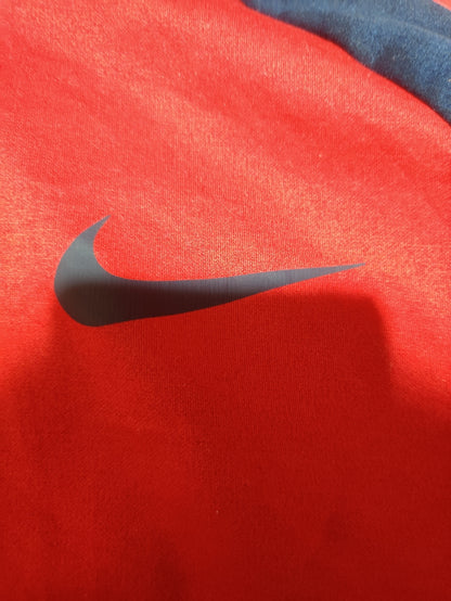 Nike Men Cotton Fleece Red Hoodie S