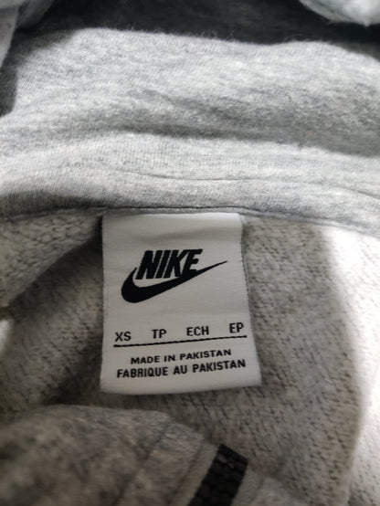 Nike Men Cotton Fleece Gray Zipper XS