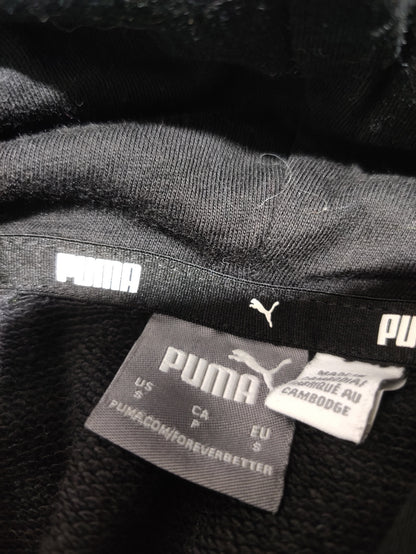 Puma Women Cotton Fleece Black Hoodie S