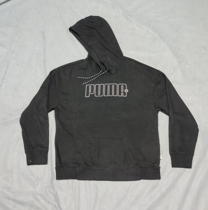 Puma Women Cotton Fleece Black Hoodie S