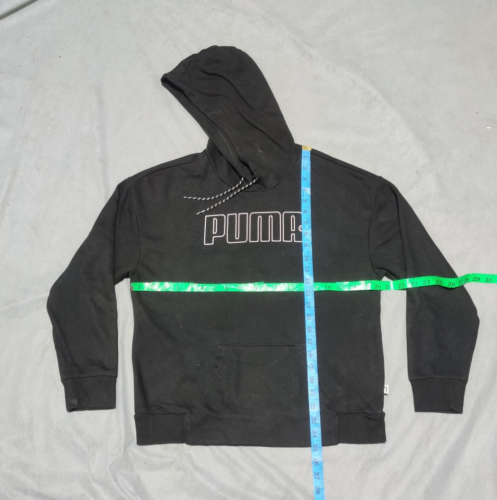 Puma Women Cotton Fleece Black Hoodie S