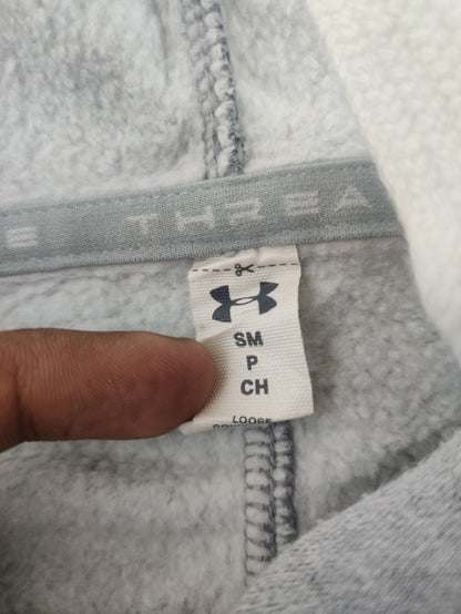 Under Armour Women Cotton Fleece Gray Hoodie S