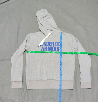 Under Armour Women Cotton Fleece Gray Hoodie S