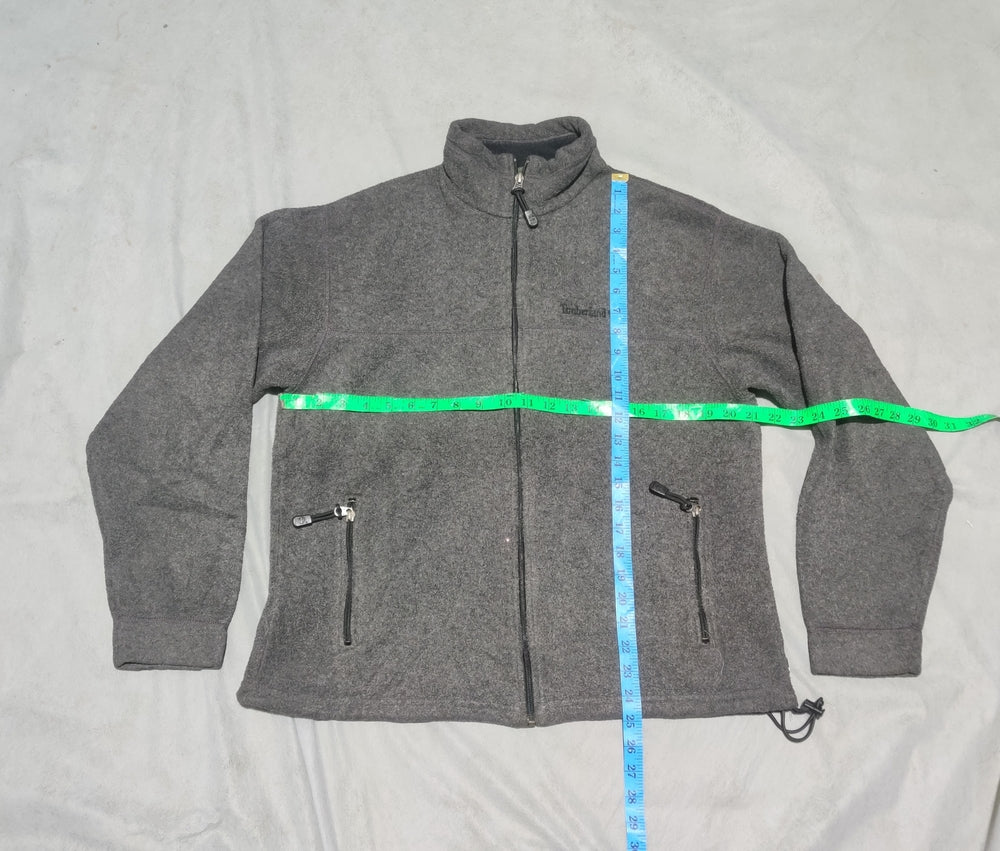 Timberland Women Cotton Fleece Gray Zipper M