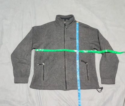 Timberland Women Cotton Fleece Gray Zipper M