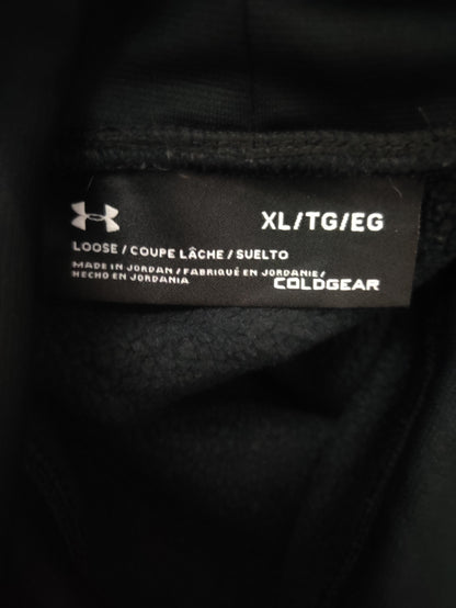Under Armour Women Cotton Fleece Black Sweatshirt XL