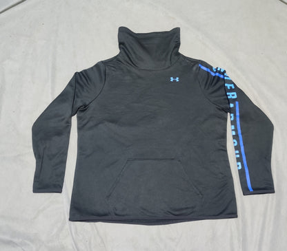 Under Armour Women Cotton Fleece Black Sweatshirt XL