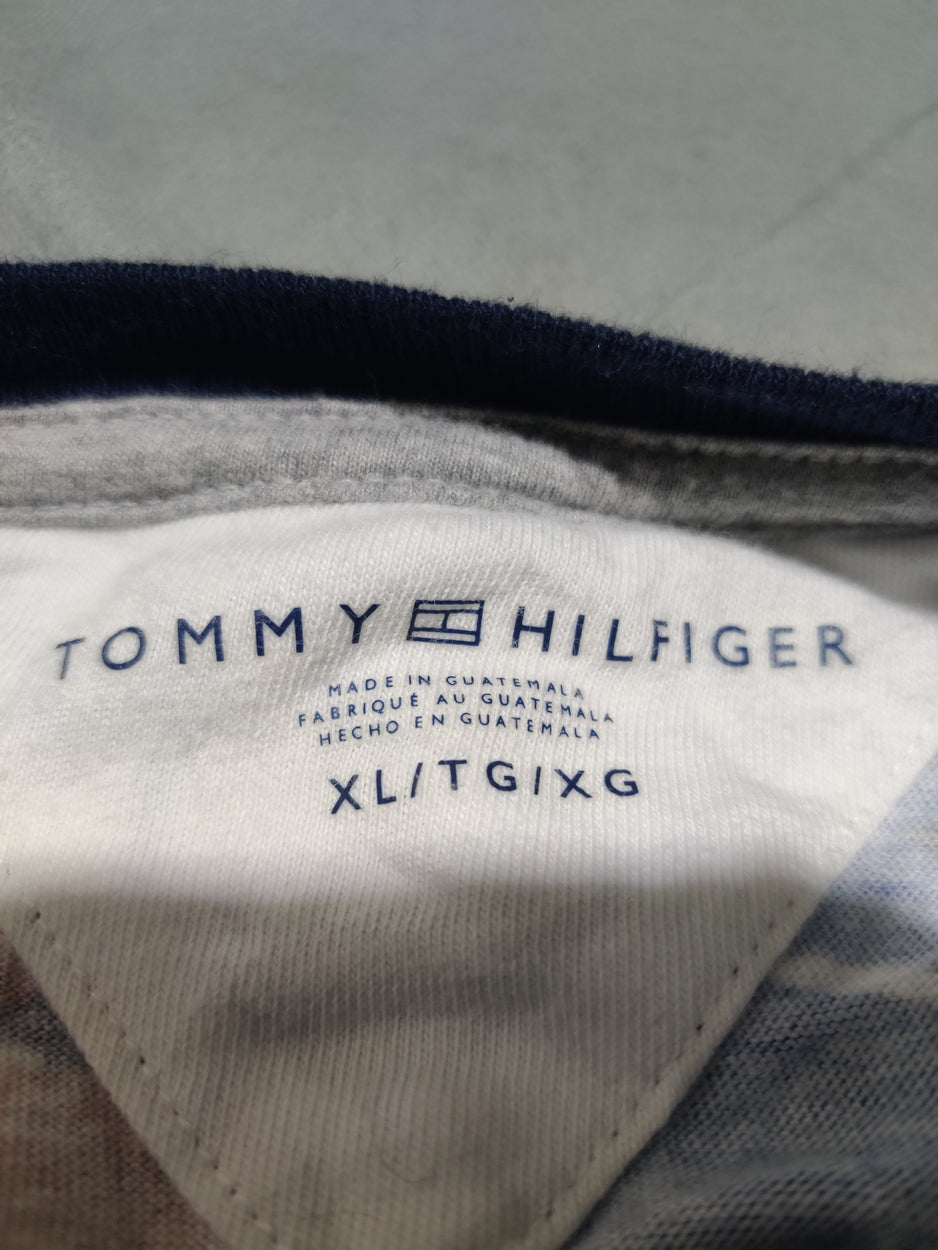 Tommy Hilfiger Men Blue Cotton T Shirt XL