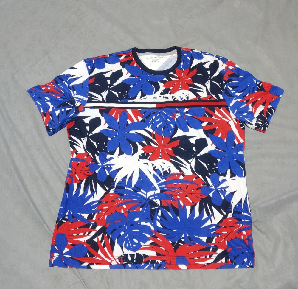 Tommy Hilfiger Men Blue Cotton T Shirt XL