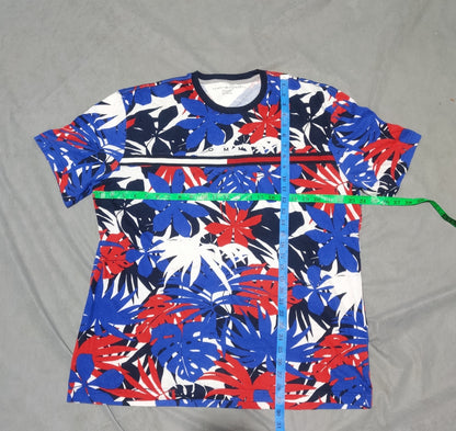 Tommy Hilfiger Men Blue Cotton T Shirt XL