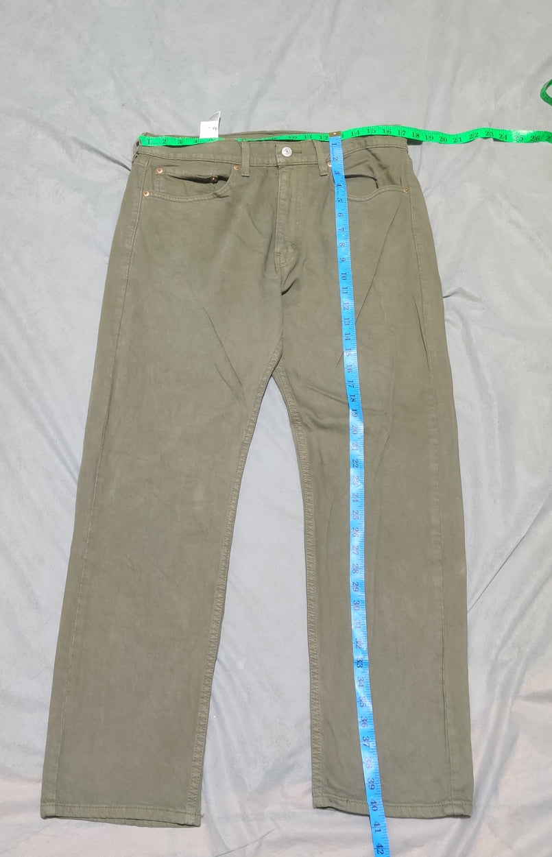 Levi's 505 Men Green Cotton Jeans